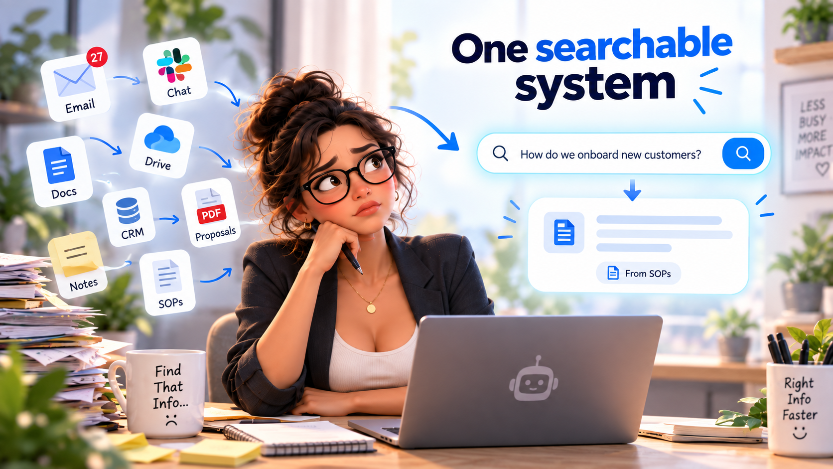 Can AI turn scattered company knowledge into one searchable system?